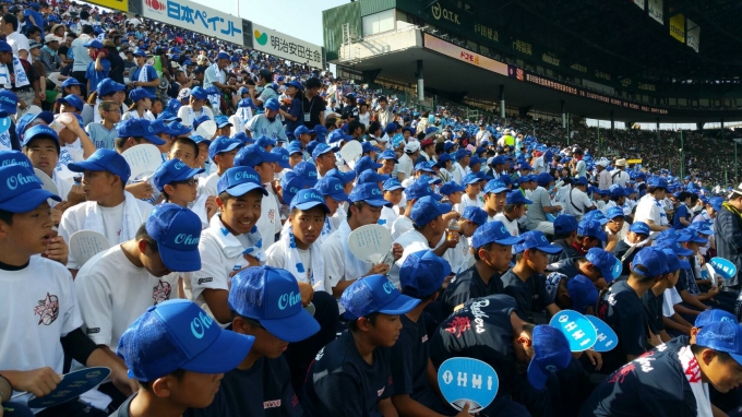 京都八幡リトルシニア 甲子園応援アルバム写真